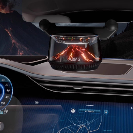 Car Aromatic Perfume Ornament - Volcano Iceberg View
