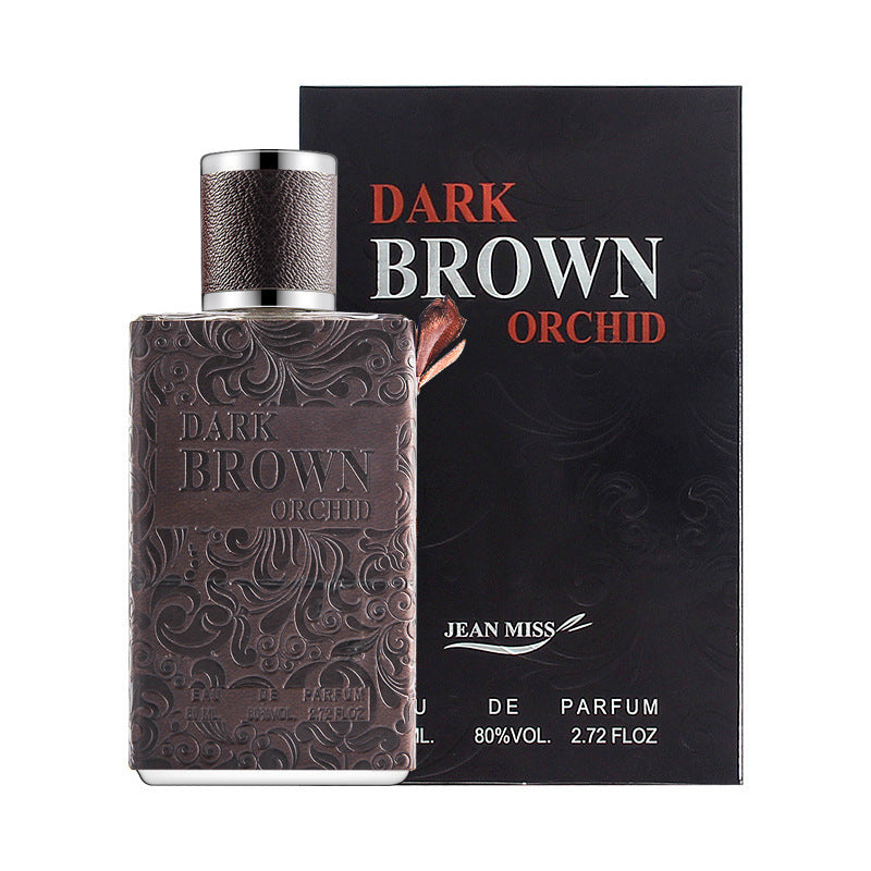 Orchid - Brown, Black Men's Fashion Simple Long-lasting Light Perfume 1760 Whiskey Brown